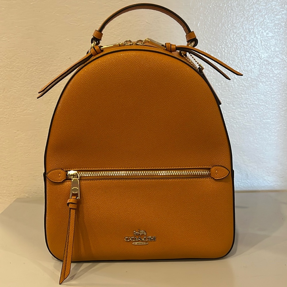 Coach leather backpack